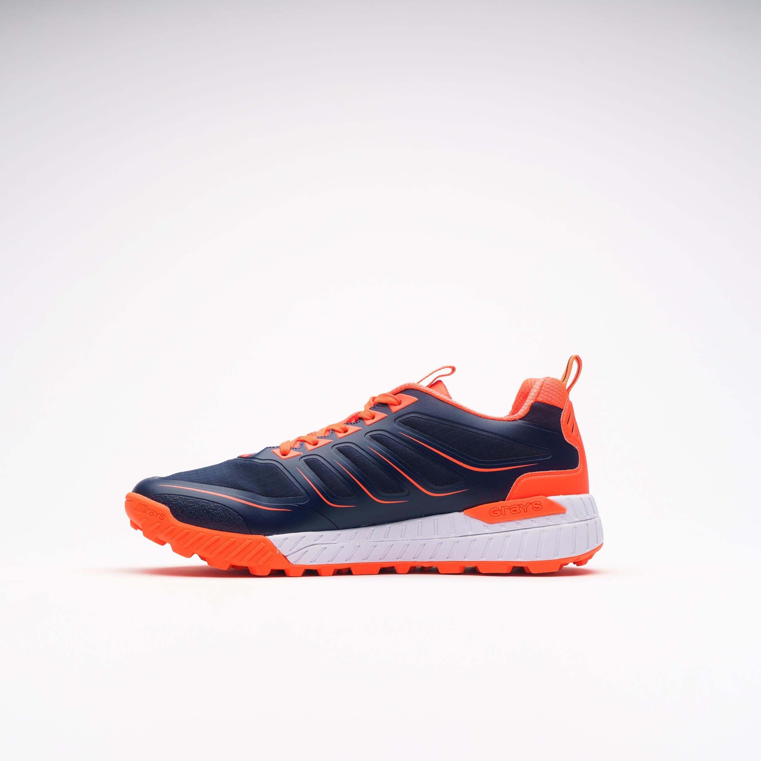 scarpe-hockey-grays-raid-2-0-blu-navy-arancione image 2