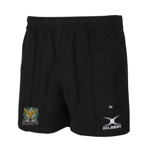 gilbert-rugby-llandaff-north-rfc-adult-pantaloncini-corti-kiwi-pro-neri image 1