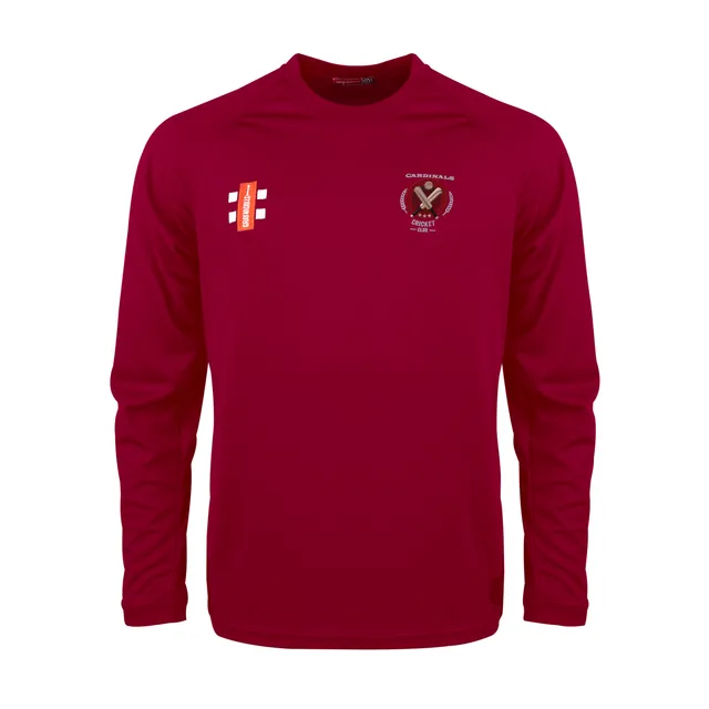 gray-nicolls-matrix-v2-maglia-manica-lunga-crs-cardinals-cc-junior-bordeaux image 1