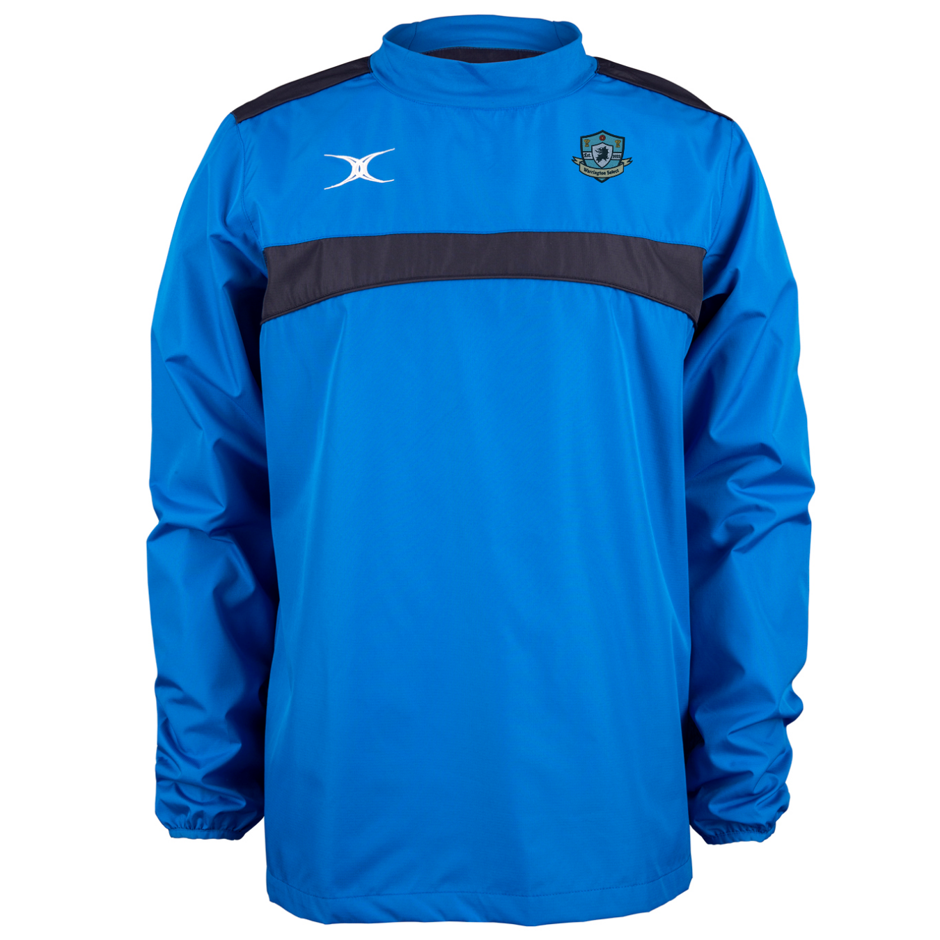 gilbert-rugby-photon-giacca-warm-up-uomo-warrington-select-rfc-royal-blu-navy image 1