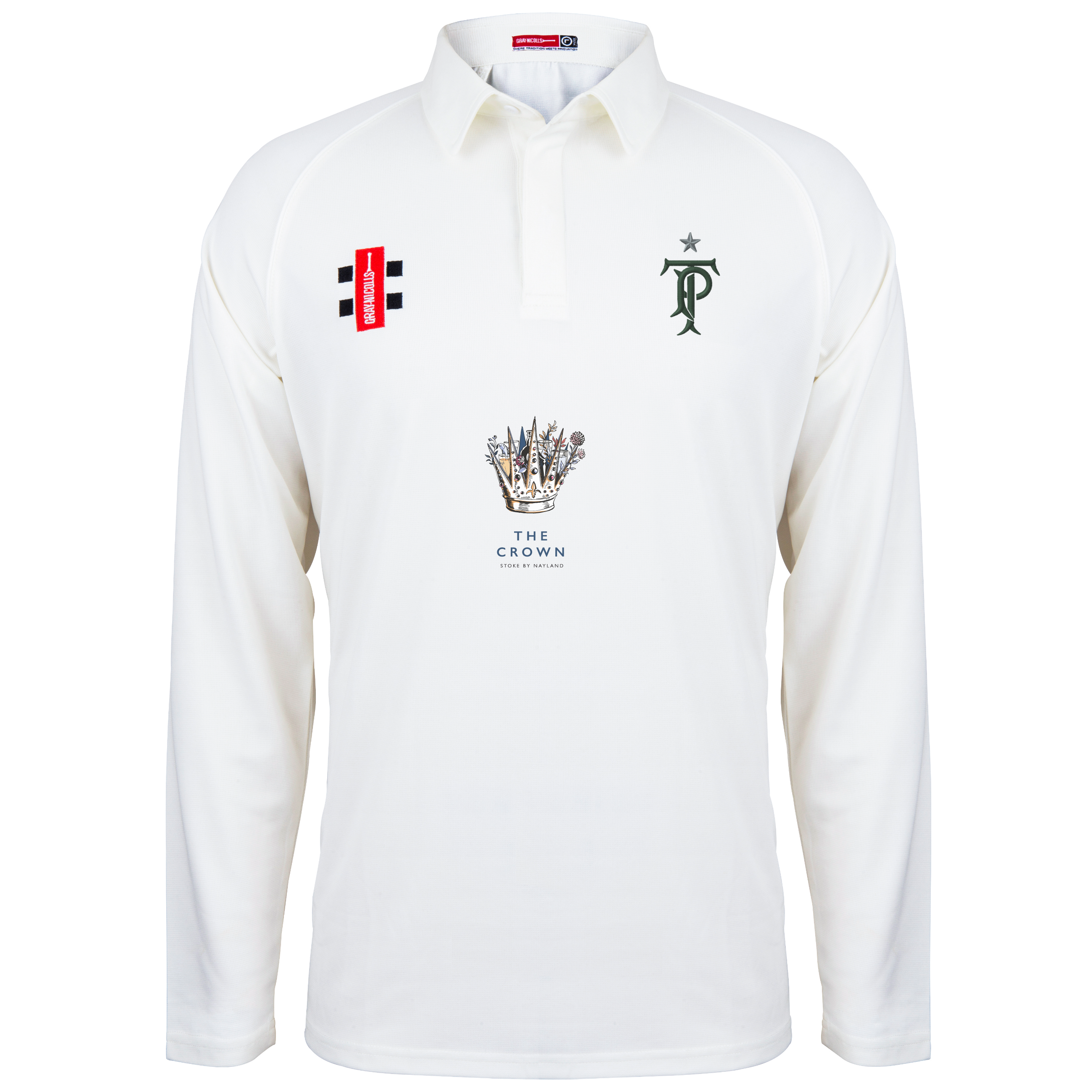 gray-nicolls-tendring-park-cc-matrix-v2-maglia-cricket-manica-lunga-senior-avori image 1