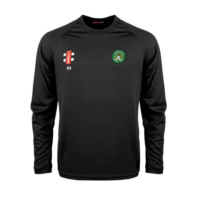 gray-nicolls-sanderstead-cc-junior-matrix-v2-t-shirt-manica-lunga-nero image 1