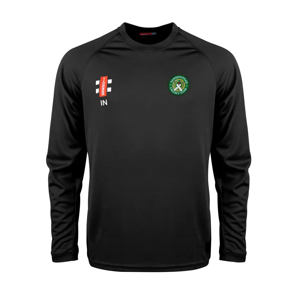 gray-nicolls-sanderstead-cc-junior-matrix-v2-t-shirt-manica-lunga-nero image 1