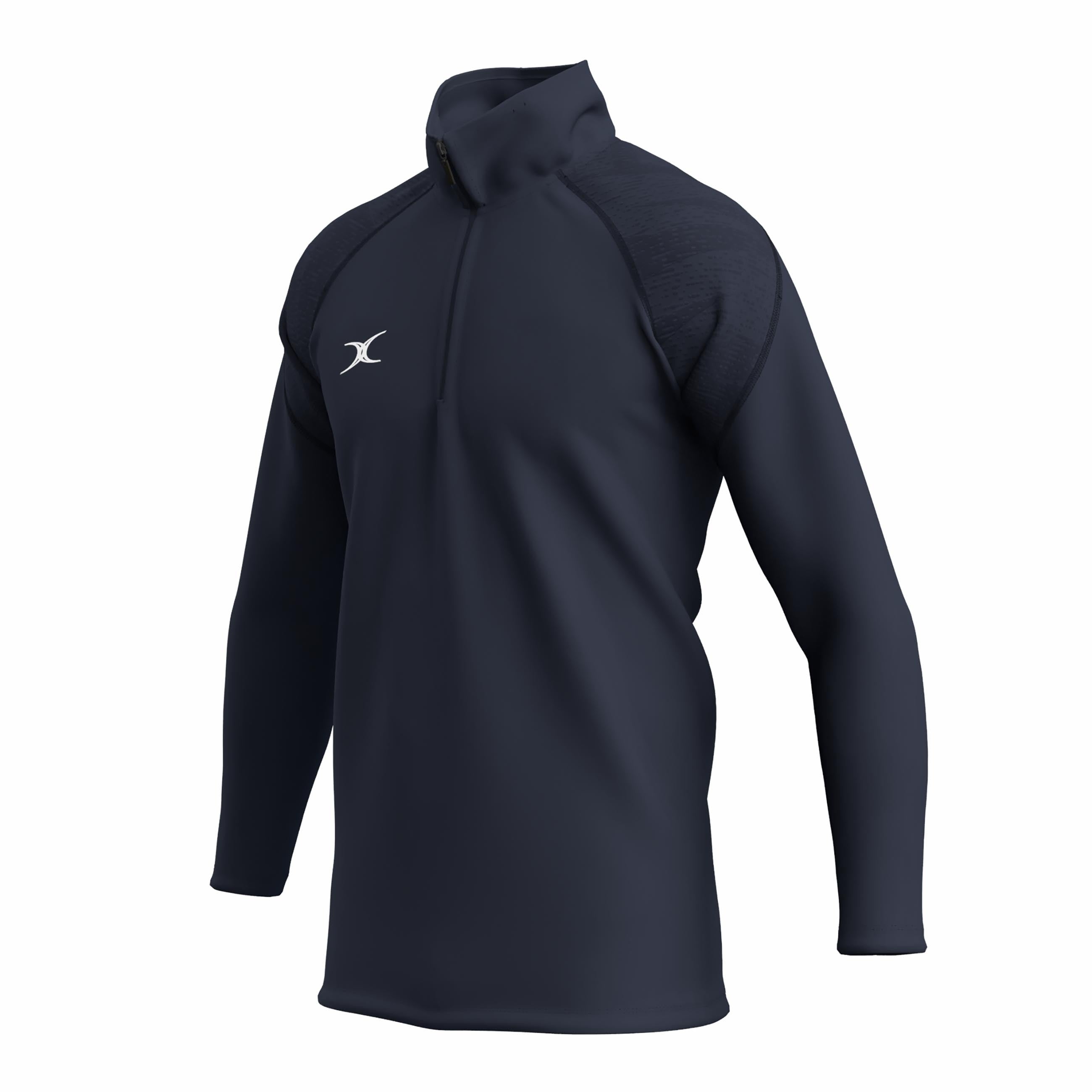 gilbert-rugby-gts-uomo-felpa-pile-1-4-zip-collo-alto image 1