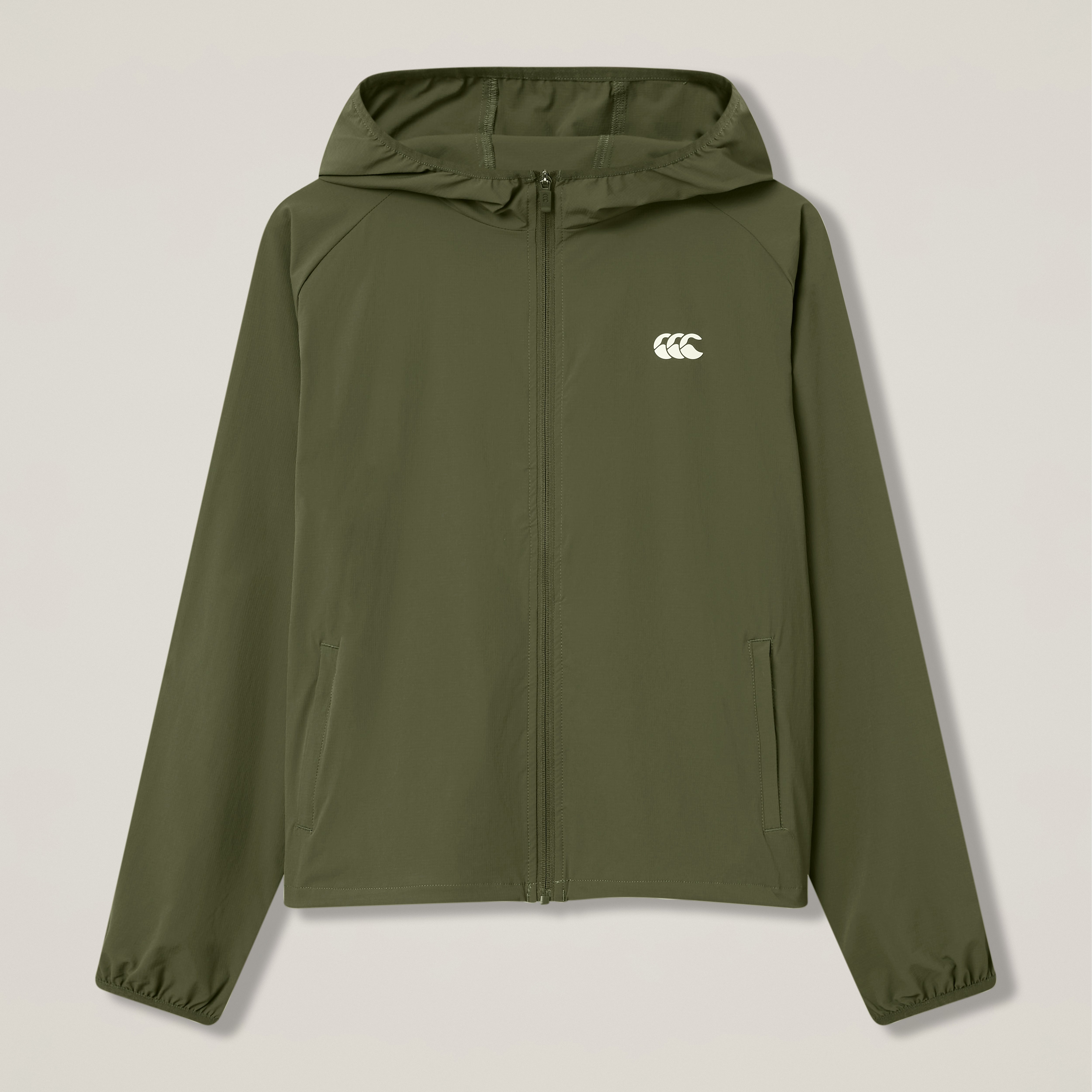 canterbury-womens-tempo-packaway-giacca-full-zip-verde image 1
