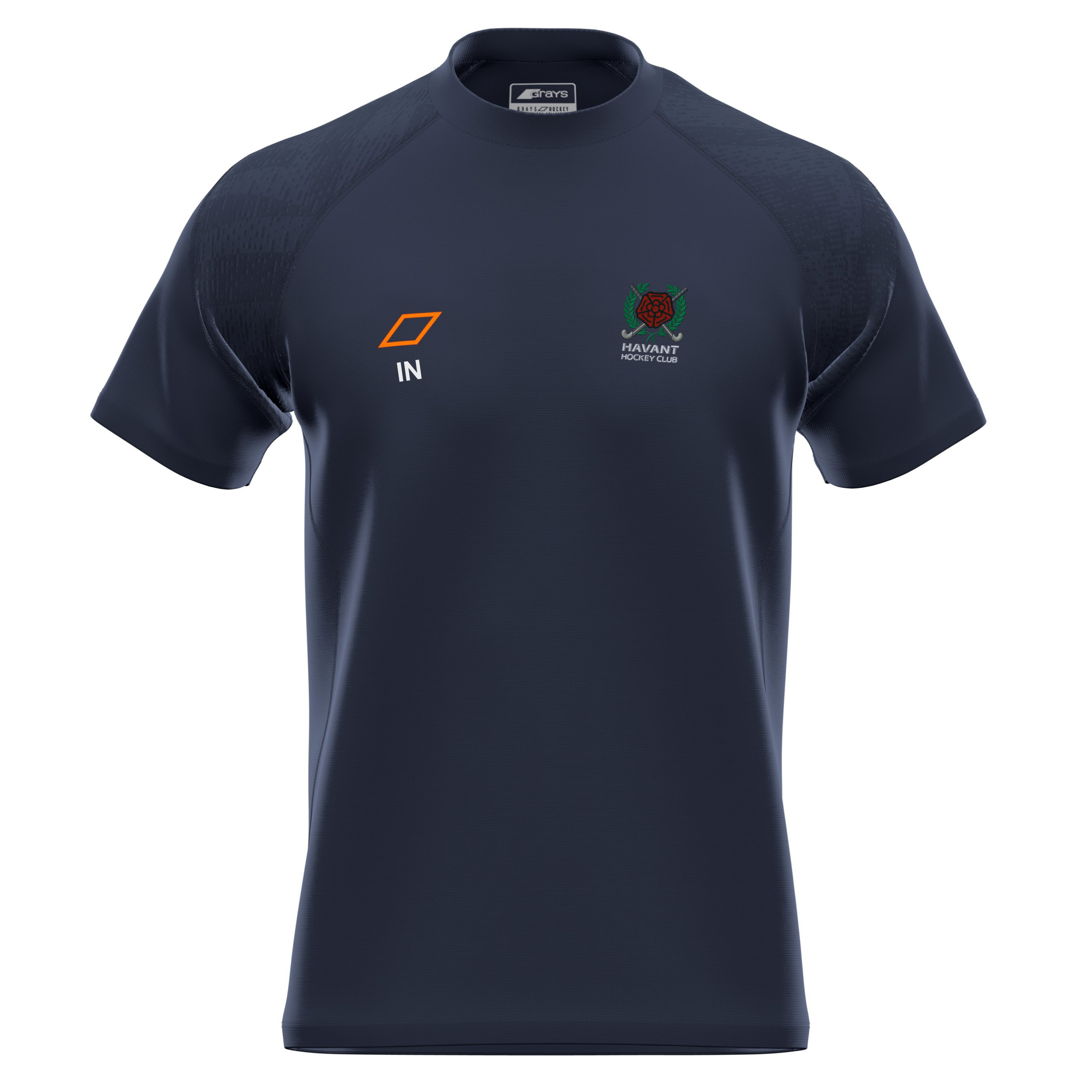 grays-havant-hc-gts-maglia-training-uomo-manica-corta-blu-navy-scuro image 1