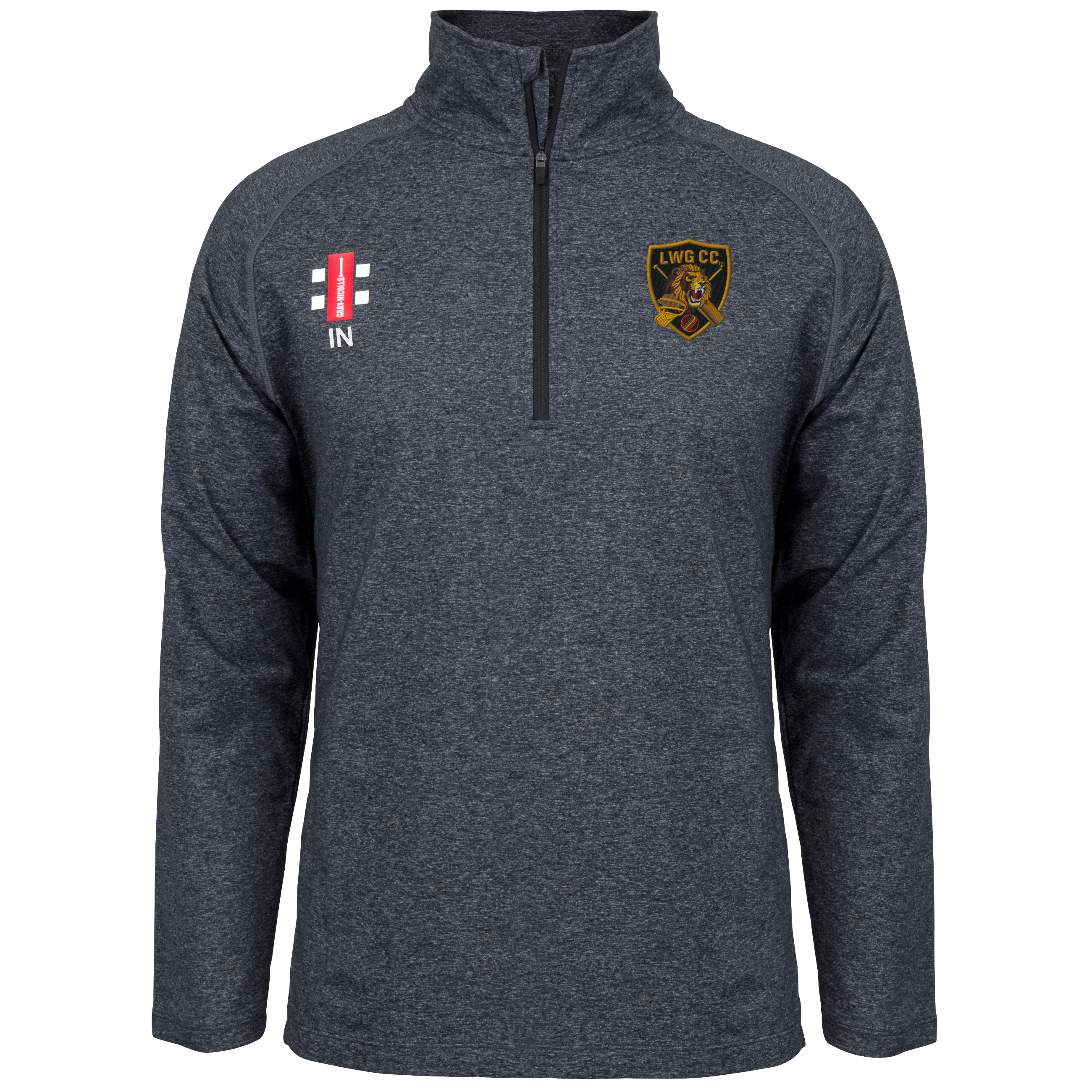 gray-nicolls-luton-women-girls-cricket-club-senior-velocity-mid-layer-nero image 1