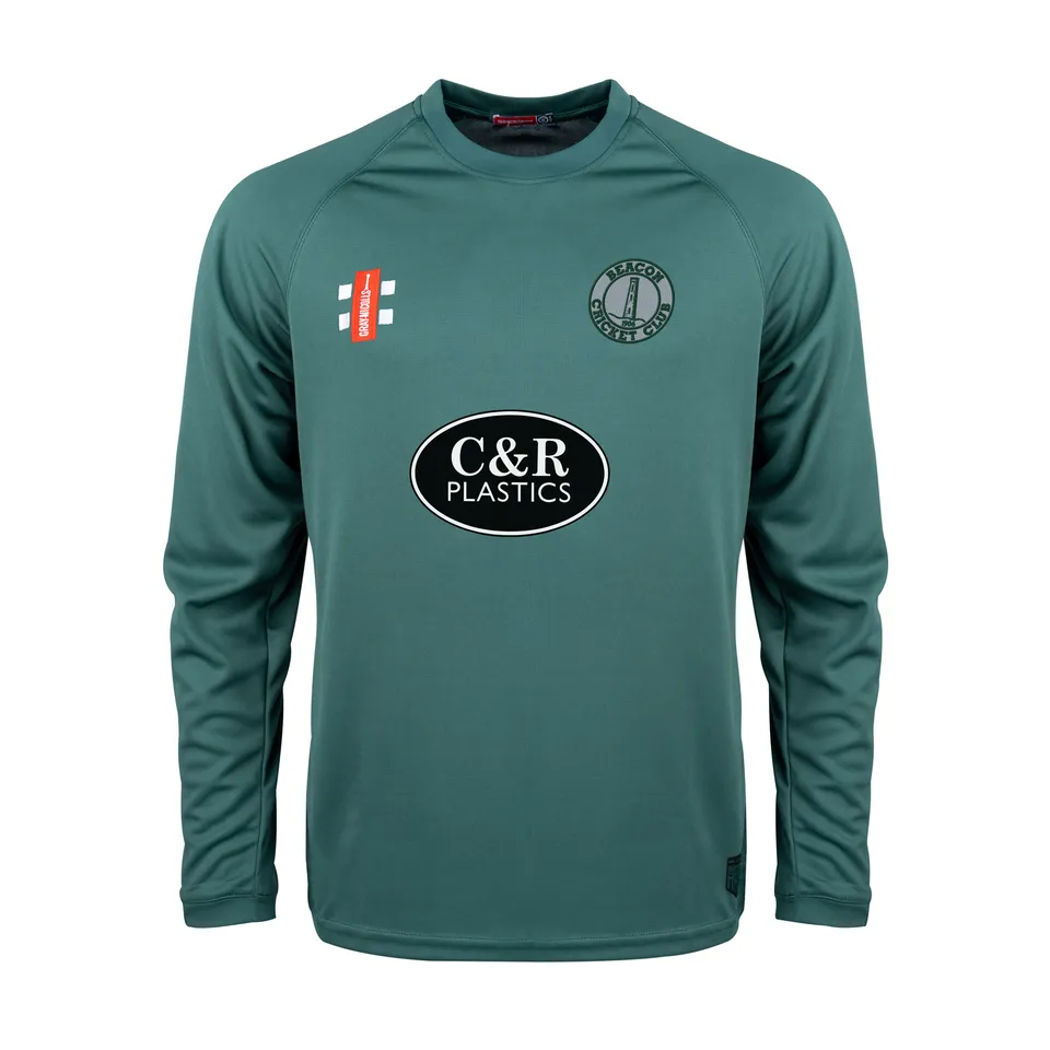gray-nicolls-beacon-cc-donna-maglia-matrix-v2-manica-lunga-verde image 1