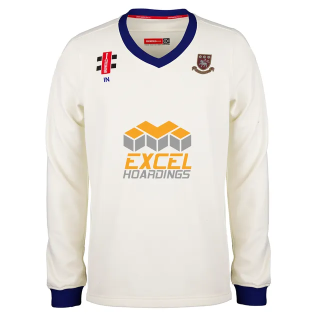gray-nicolls-pro-performance-cleckheaton-cc-maglione-cricket-match-senior-avorio image 1