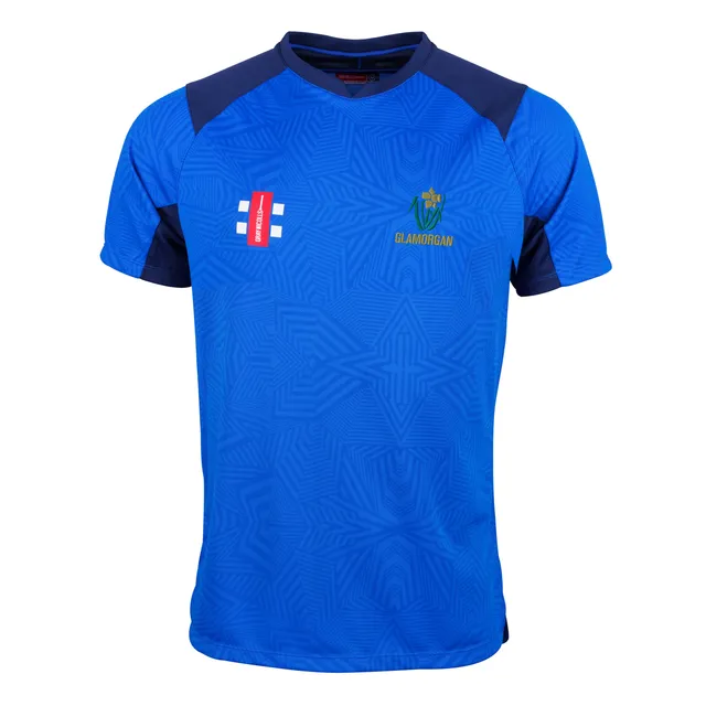 gray-nicolls-glamorgan-cricket-pathway-senior-pro-t20-maglia-s-s-royal-navy image 1