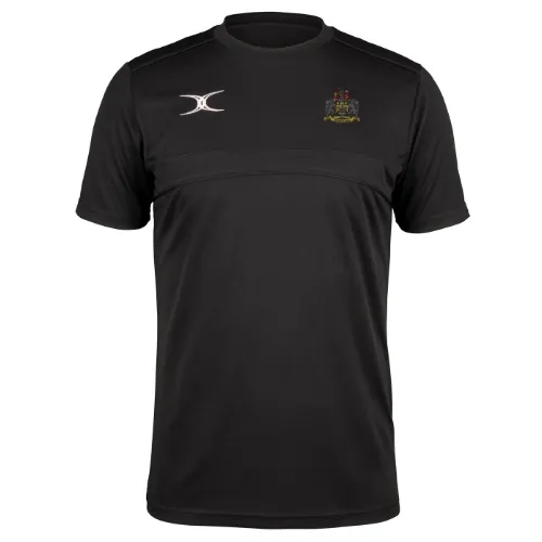 gilbert-rugby-newcastle-staffs-rufc-adulto-t-shirt-photon-nera image 1