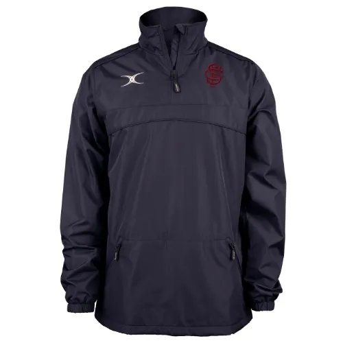 gilbert-rugby-photon-giacca-1-4-zip-bambino-blu-navy-sidcup-rfc image 1
