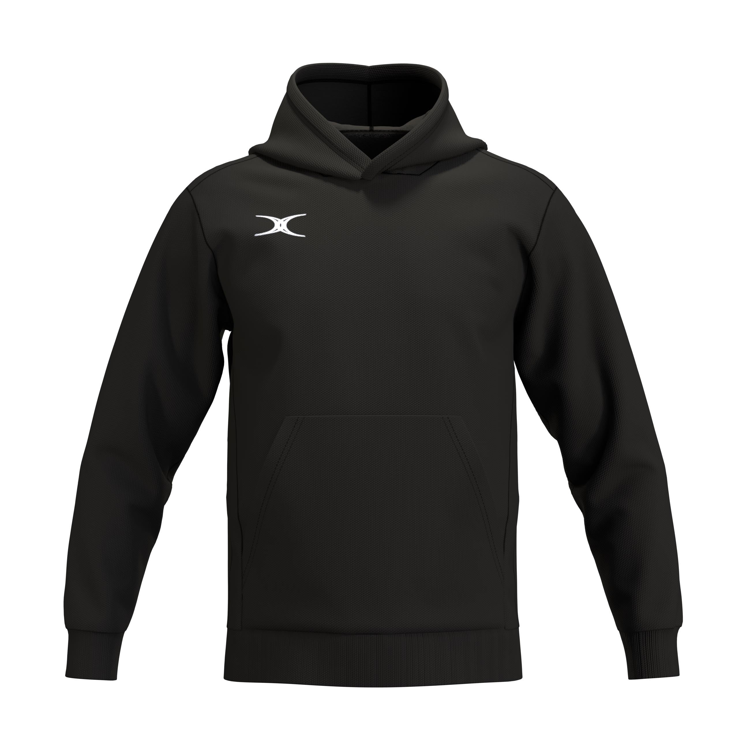 gilbert-rugby-atom-felpa-con-cappuccio-uomo-nero image 1