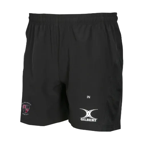 gilbert-rugby-old-brodleians-rufc-shorts-leisure-donna-neri-con-iniziali image 1