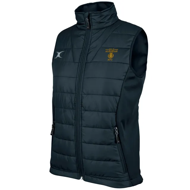 gilbert-rugby-old-albanians-rfc-pro-ladies-body-warmer-donna-blu-navy image 1