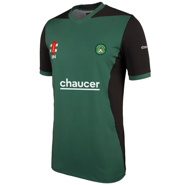 gray-nicolls-sanderstead-cc-bambino-pro-performance-shirt-t20-verde-nero-manica- image 1