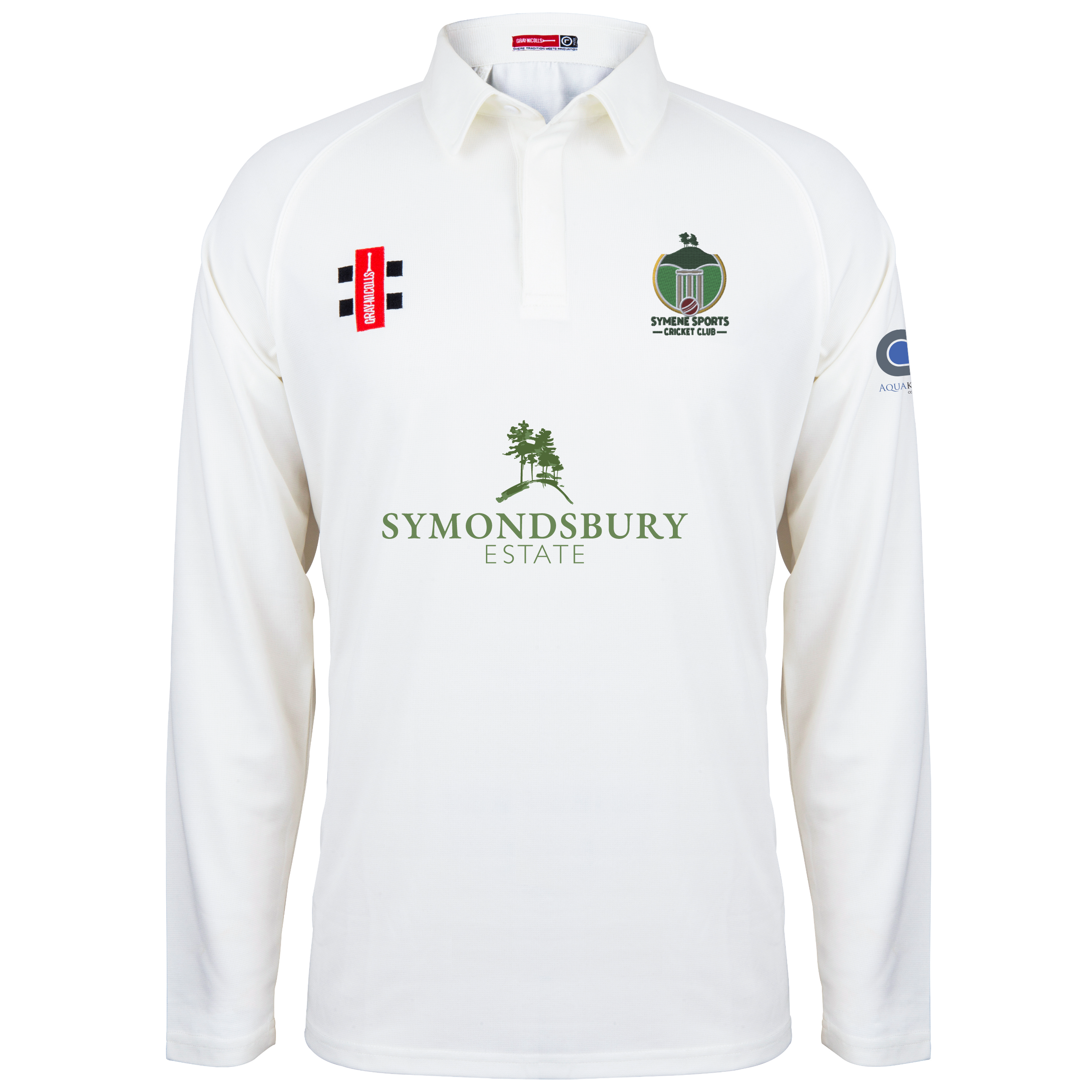 gray-nicolls-symene-cc-senior-matrix-v2-maglia-cricket-manica-lunga-avorio image 1