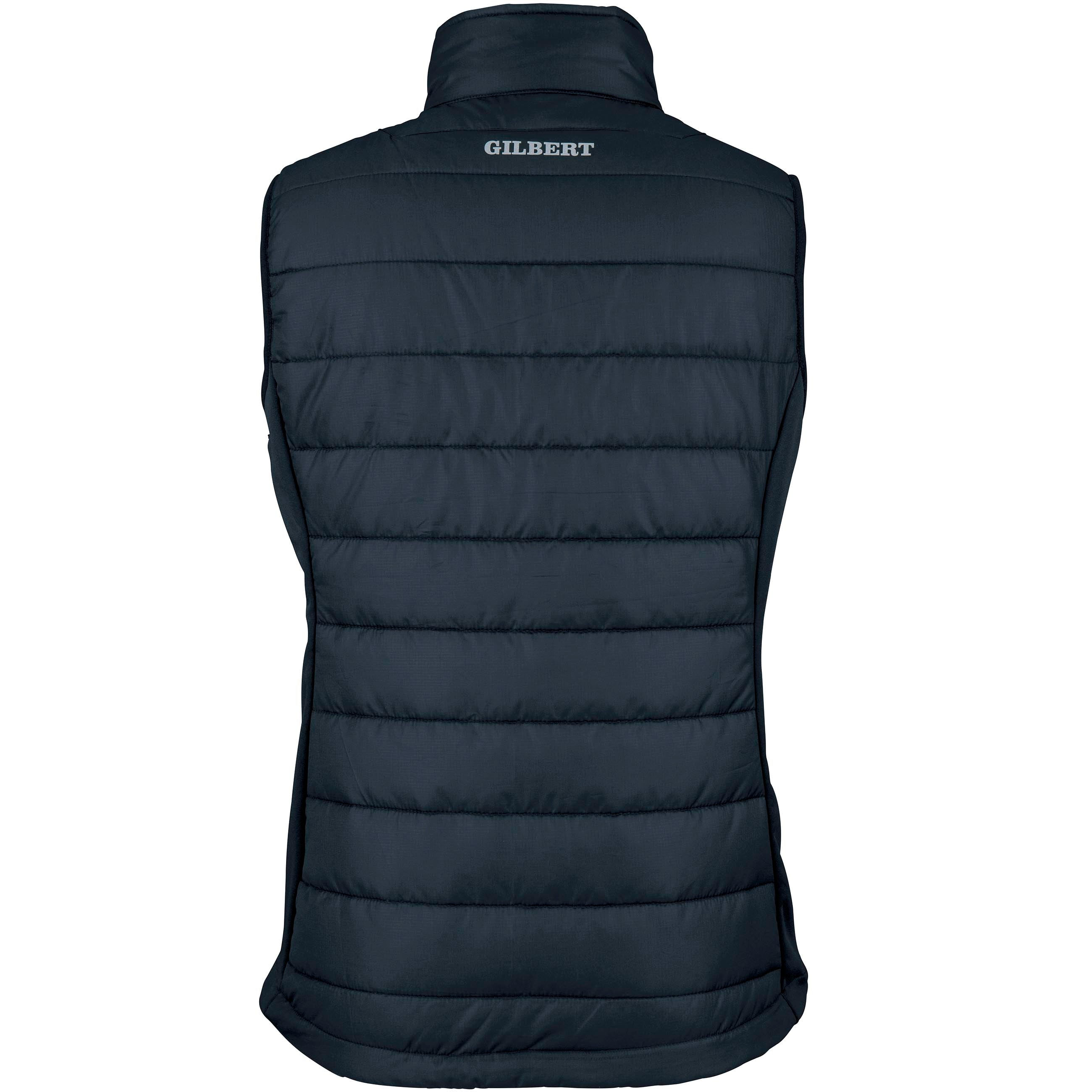 gilbert-rugby-pro-gilet-bodywarmer-rugby-donna-nero-blu-navy image 8