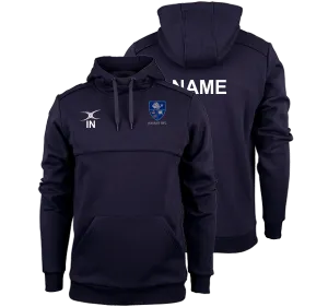 gilbert-rugby-havant-rfc-photon-felpa-cappuccio-bambino-blu-navy image 1