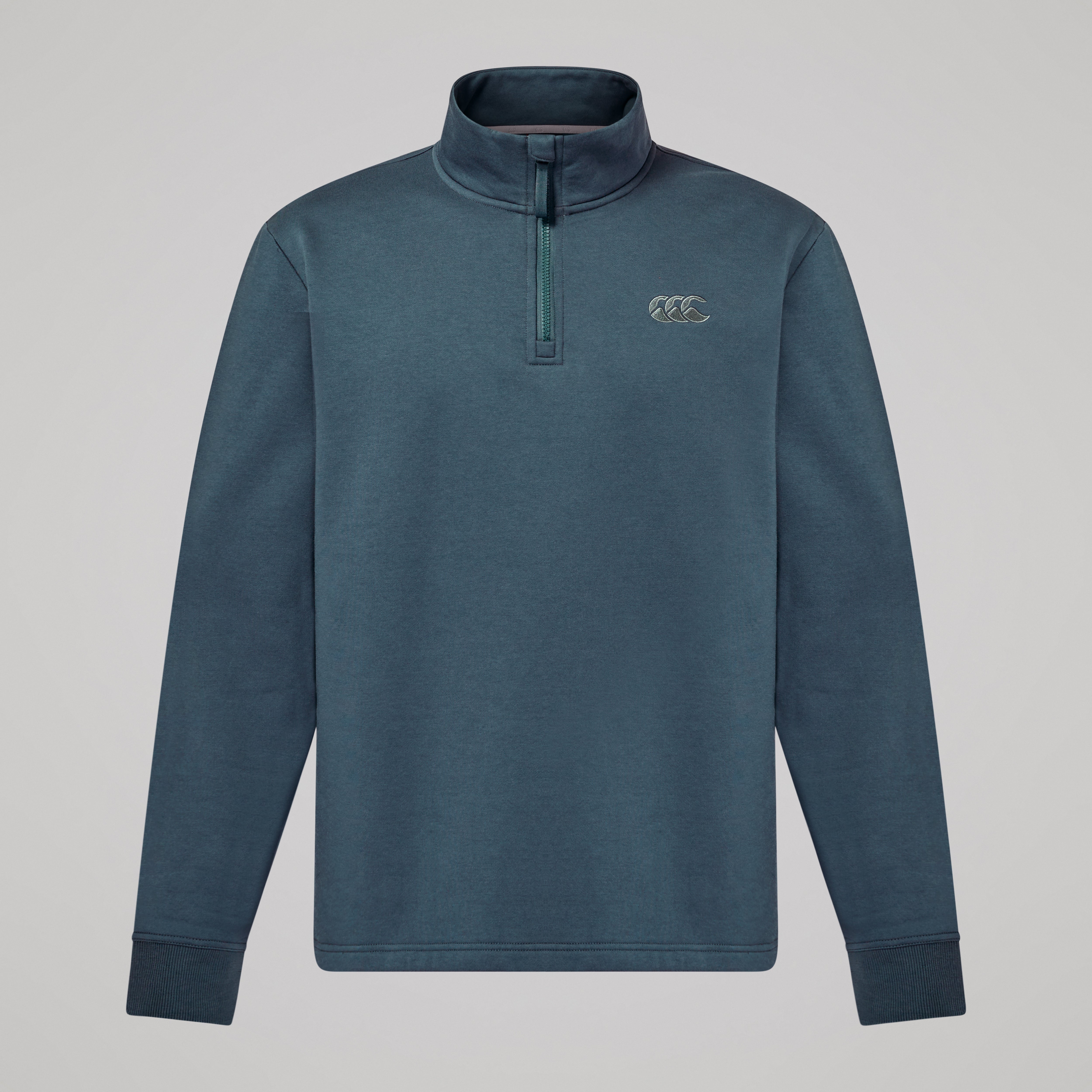canterbury-fundamentals-1-4-zip-felpa-uomo-grigio image 1