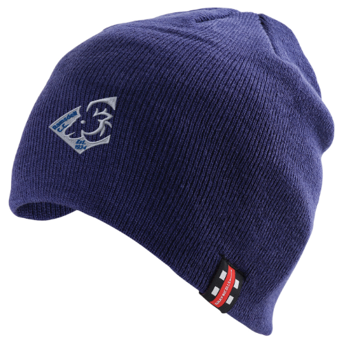 gray-nicolls-ramsdell-cc-senior-beanie-hat-blu-navy-scuro image 1