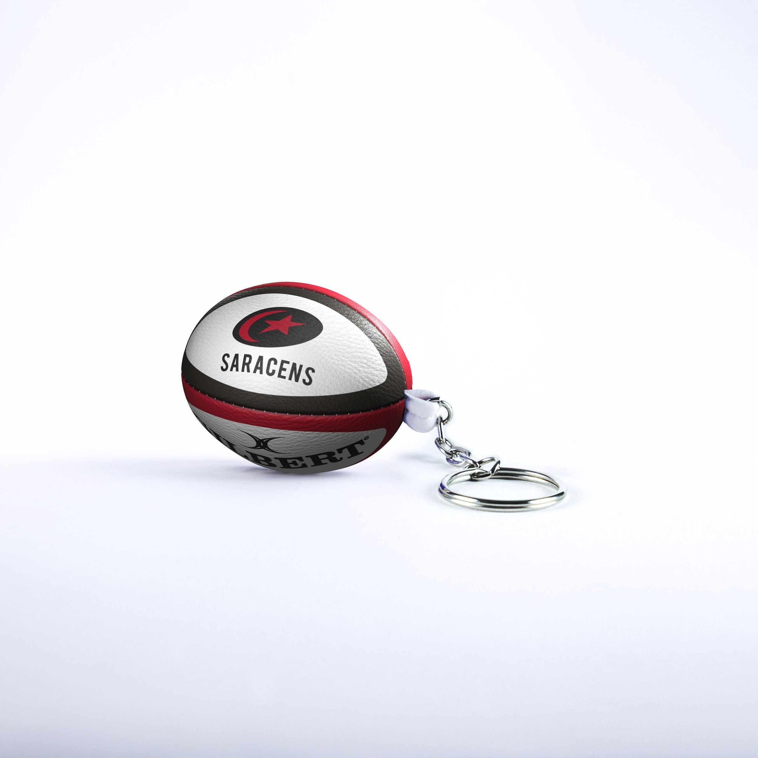 gilbert-rugby-saracens-portachiavi-pallone-da-rugby-replica image 1