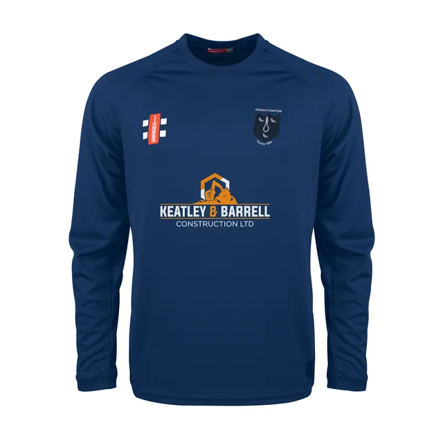 gray-nicolls-hailsham-cc-senior-maglia-manica-lunga-matrix-v2-blu-navy image 1