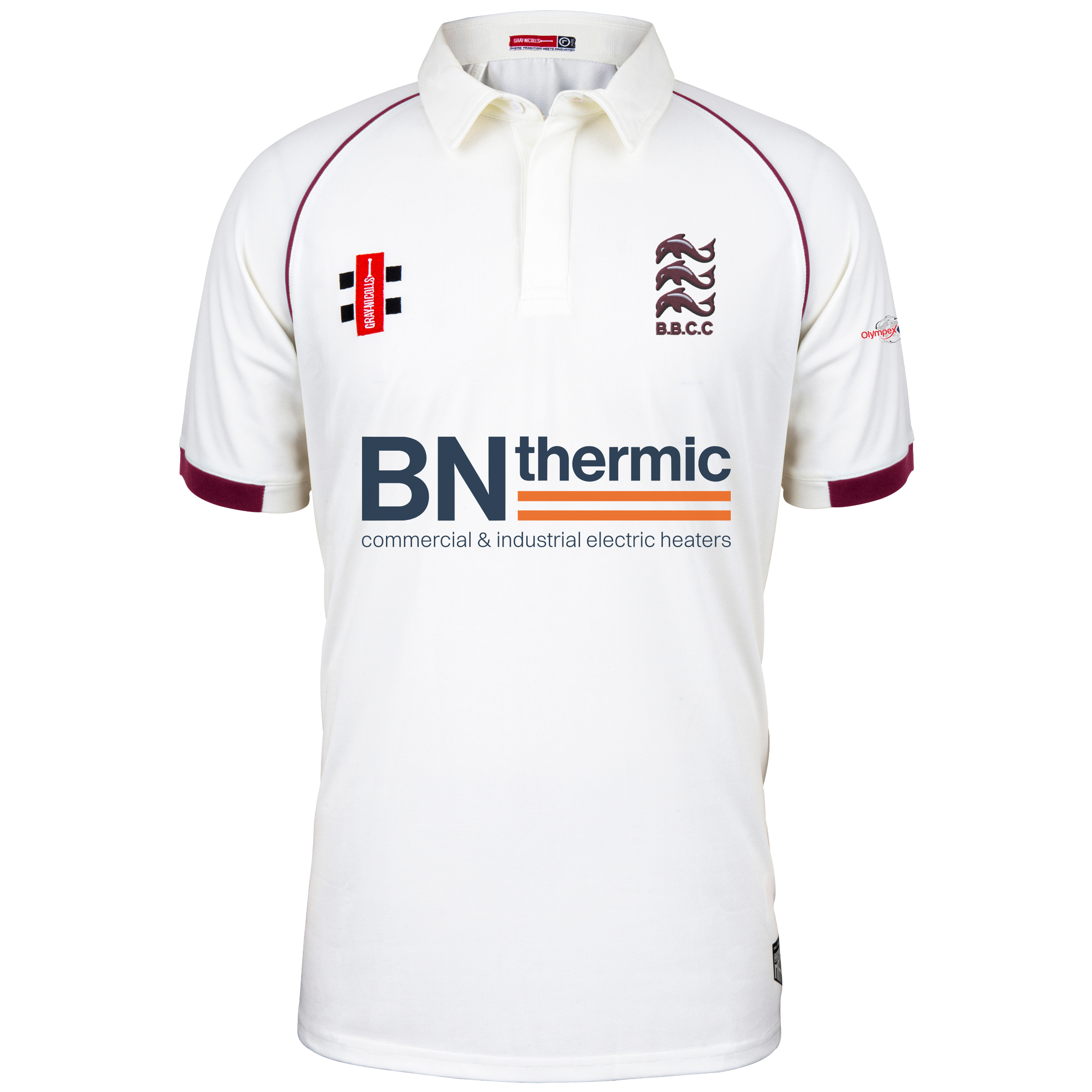 gray-nicolls-brighton-brunswick-cc-senior-matrix-v2-maglia-cricket-s-s-ivory-mar image 1
