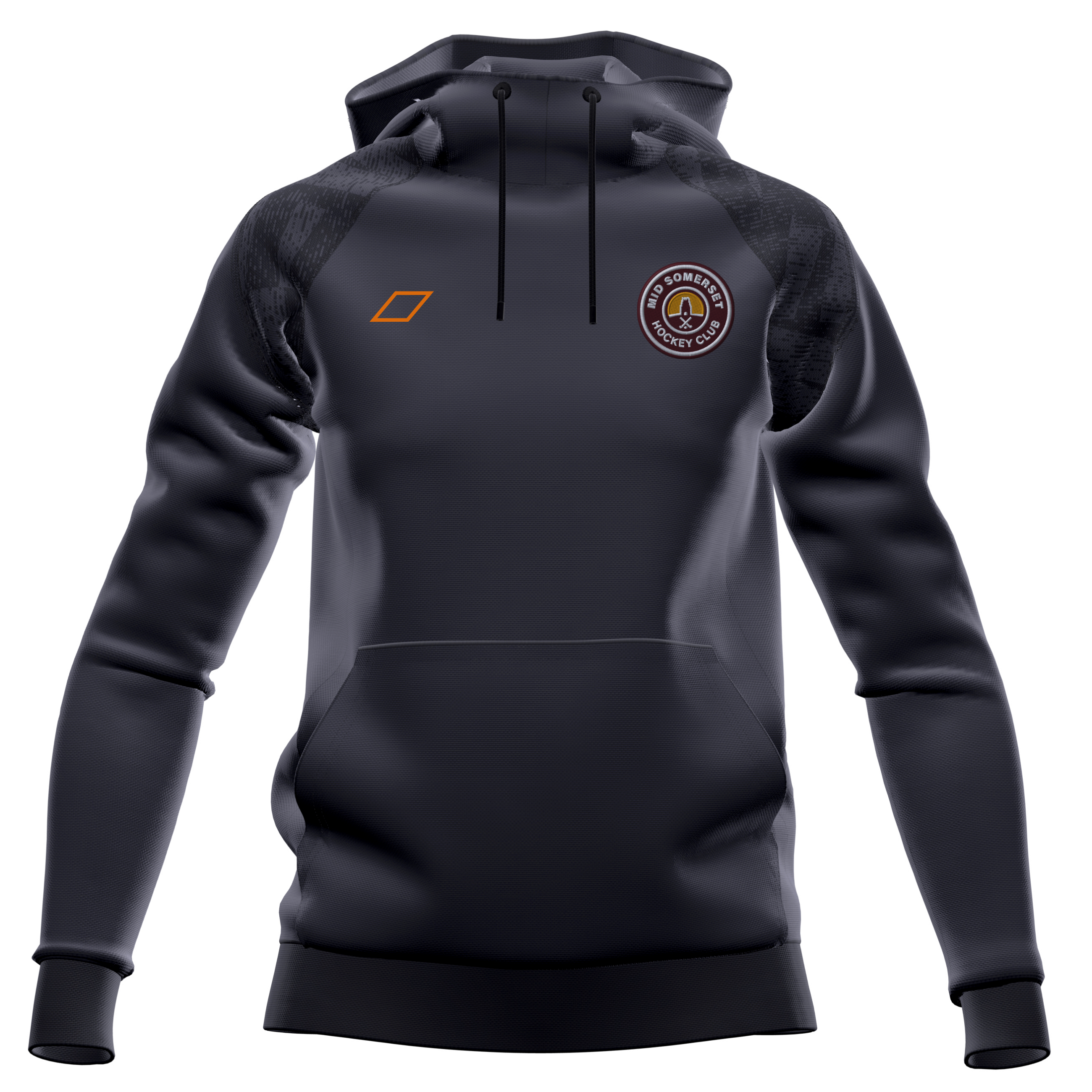 grays-gts-felpa-con-cappuccio-nera-mid-somerset-hc-donna-coaches image 2