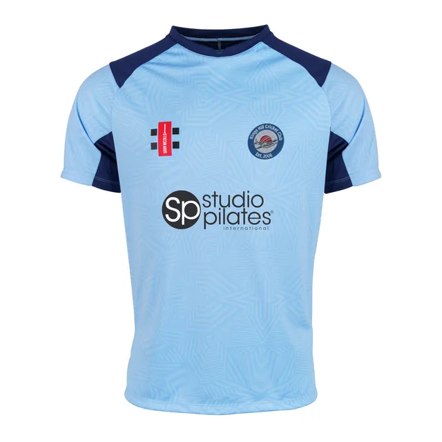 gray-nicolls-pro-t20-maglia-cricket-manica-corta-junior-kings-hill-cc-blu-navy-a image 1