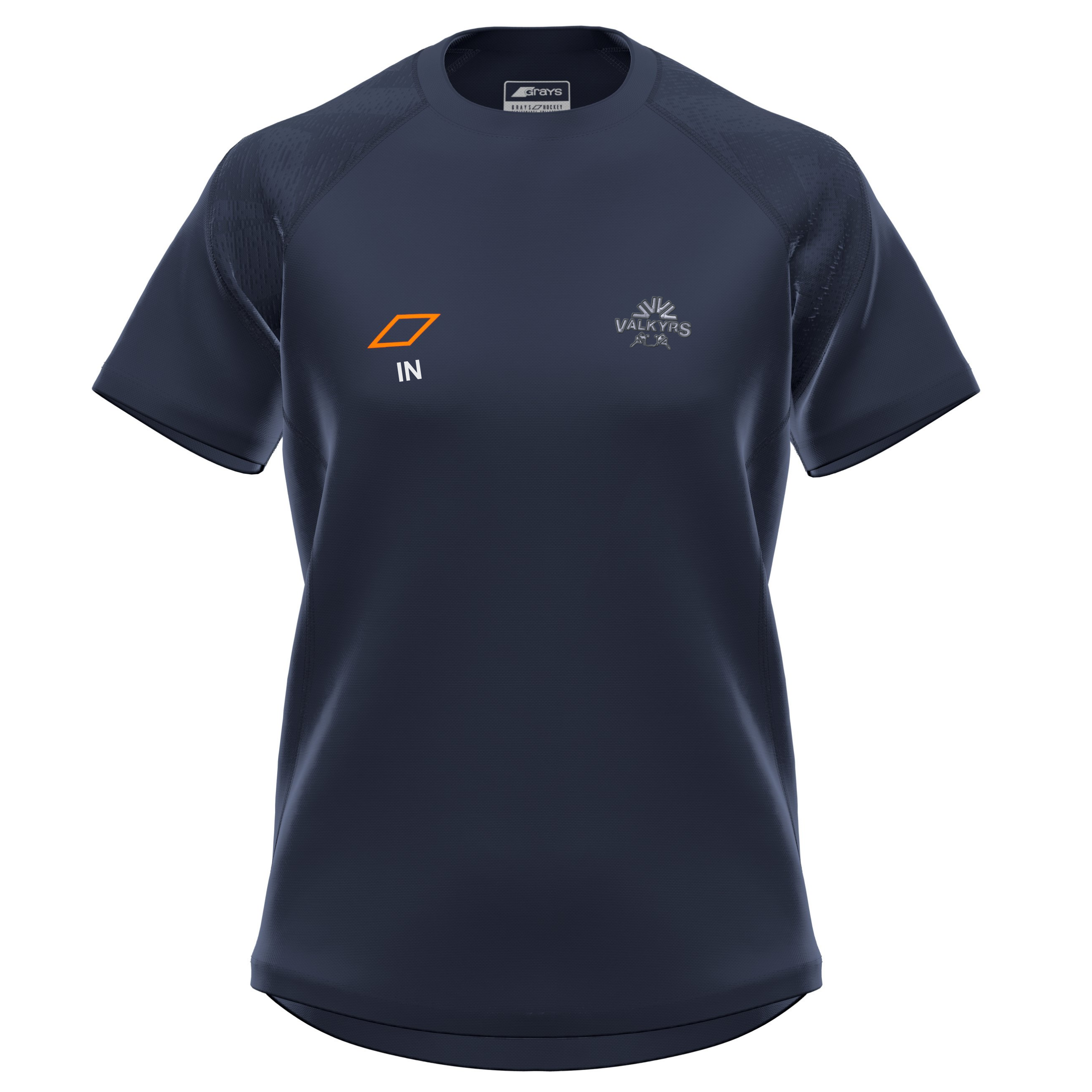 grays-gts-valkyrs-h-c-maglia-training-donna-manica-corta-blu-navy-scuro image 1