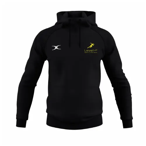 gilbert-rugby-levelup-gts-felpa-con-cappuccio-senior-nero image 1