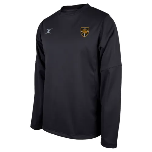 gilbert-rugby-pro-top-riscaldamento-uomo-esher-rfc-nero image 1