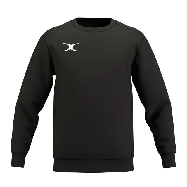 gilbert-rugby-atom-felpa-junior-nero-e-navy-felpa-rugby-ragazzo image 1