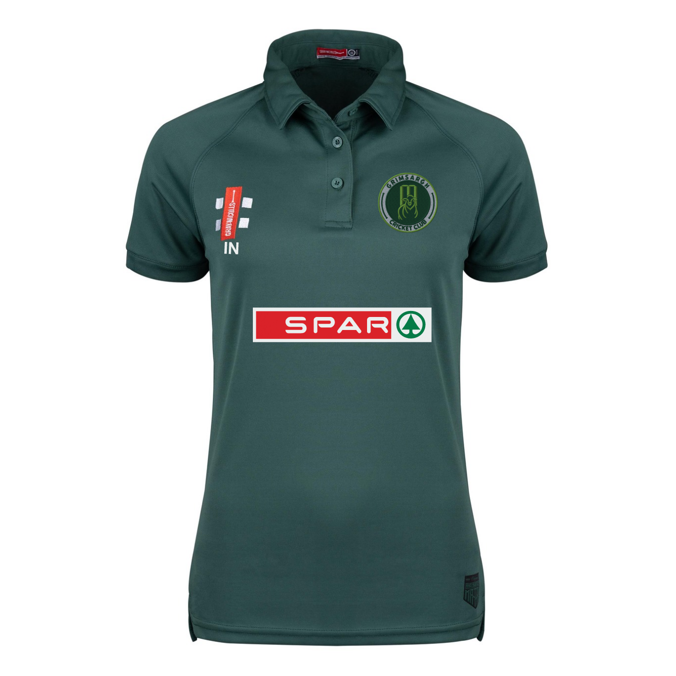 gray-nicolls-grimsargh-cricket-club-donna-matrix-v2-polo-manica-corta-verde image 1