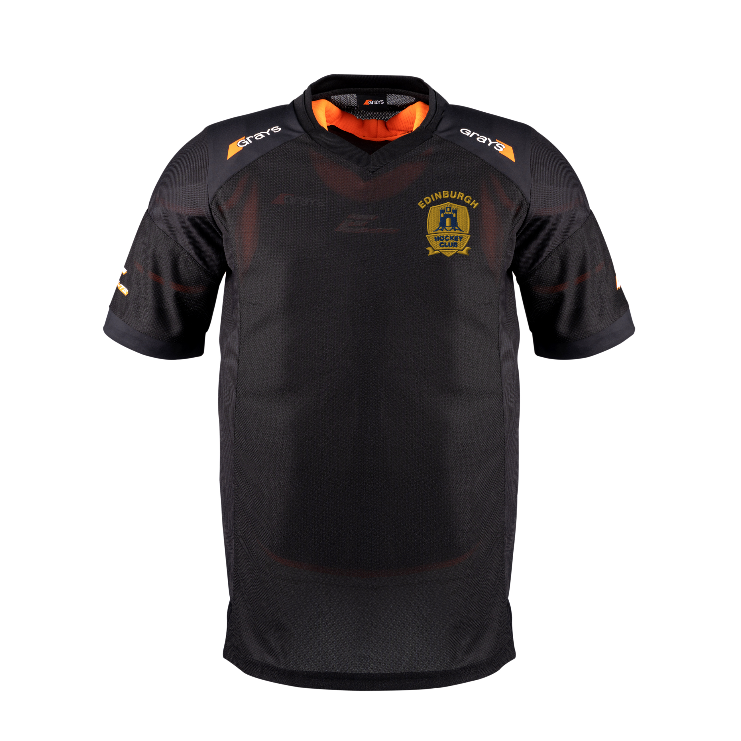 grays-elite-pro-gk-smock-portiere-hockey-manica-corta-nero-edinburgh-hc-senior image 1
