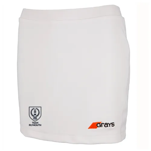 grays-plymouth-hc-apex-skort-bambina-bianco image 1
