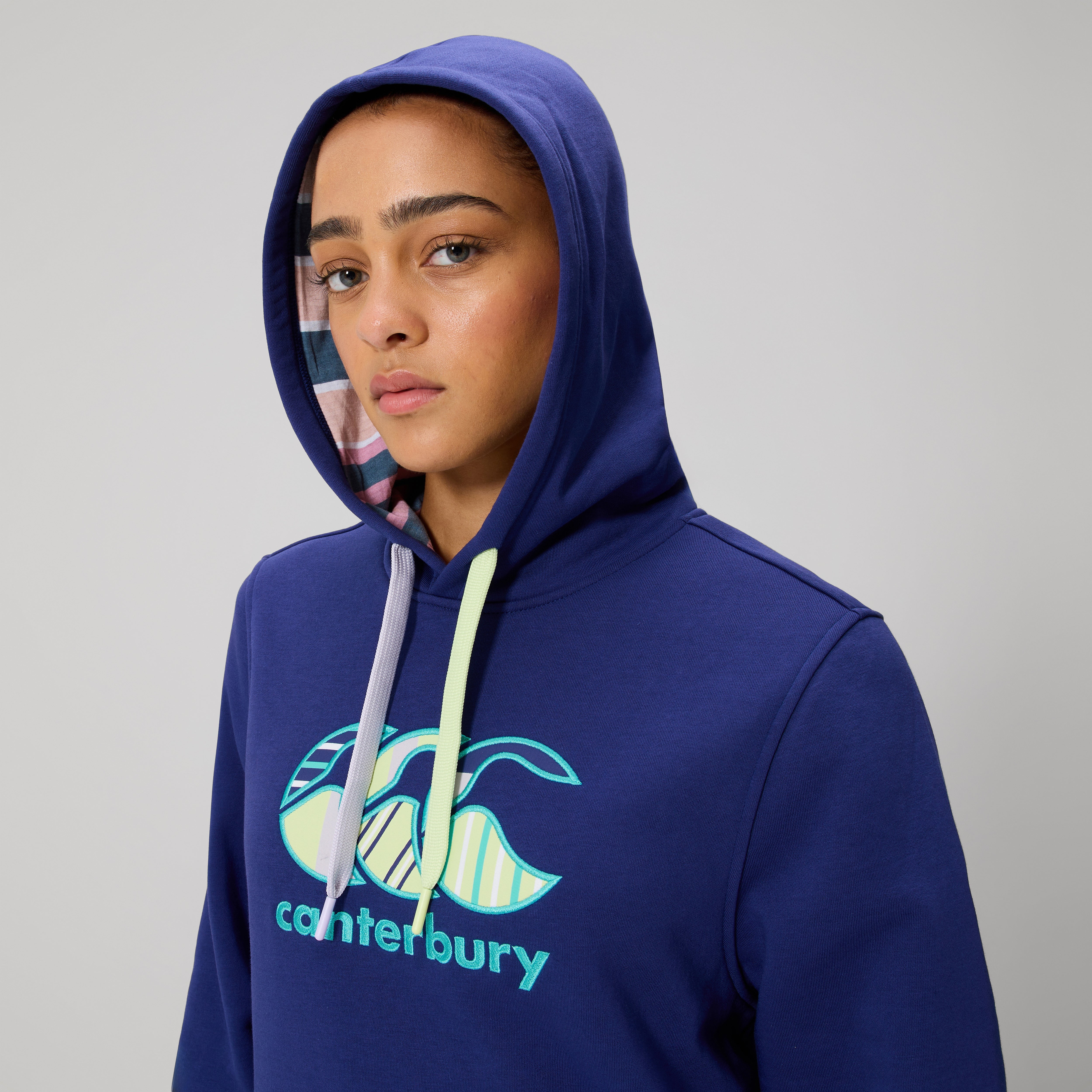 canterbury-uglies-hoodie-navy-felpa-donna-con-cappuccio image 7
