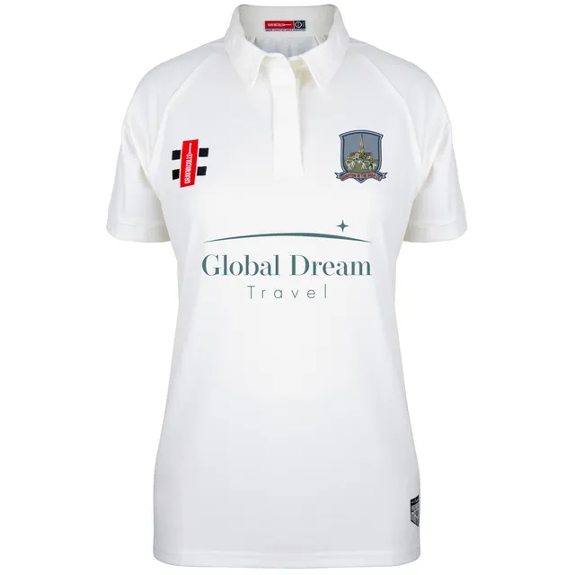gray-nicolls-bampton-in-the-bush-cc-donna-maglia-matrix-v2-manica-corta-avorio image 1