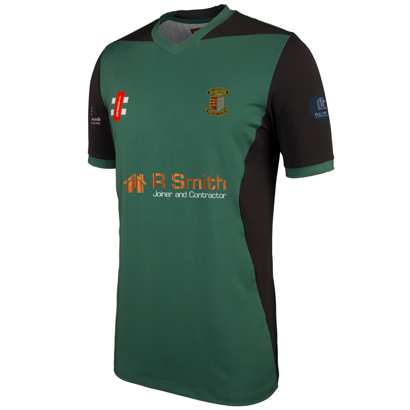 gray-nicolls-blairgowrie-pro-performance-shirt-t20-verde-nero-senior-maglia-cric image 1