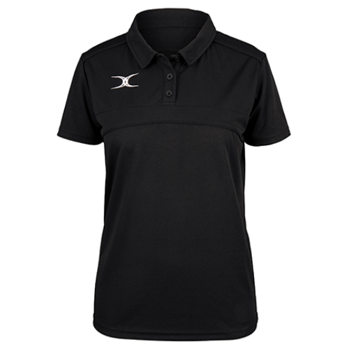 gilbert-rugby-ayrshire-bulls-rfc-photon-ii-polo-donna-nera-manica-corta image 1