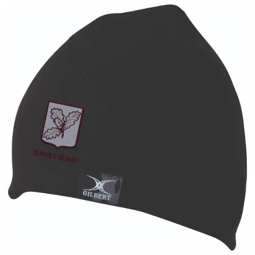 gilbert-rugby-surrey-rugby-cappello-beanie-nero-adulto image 1