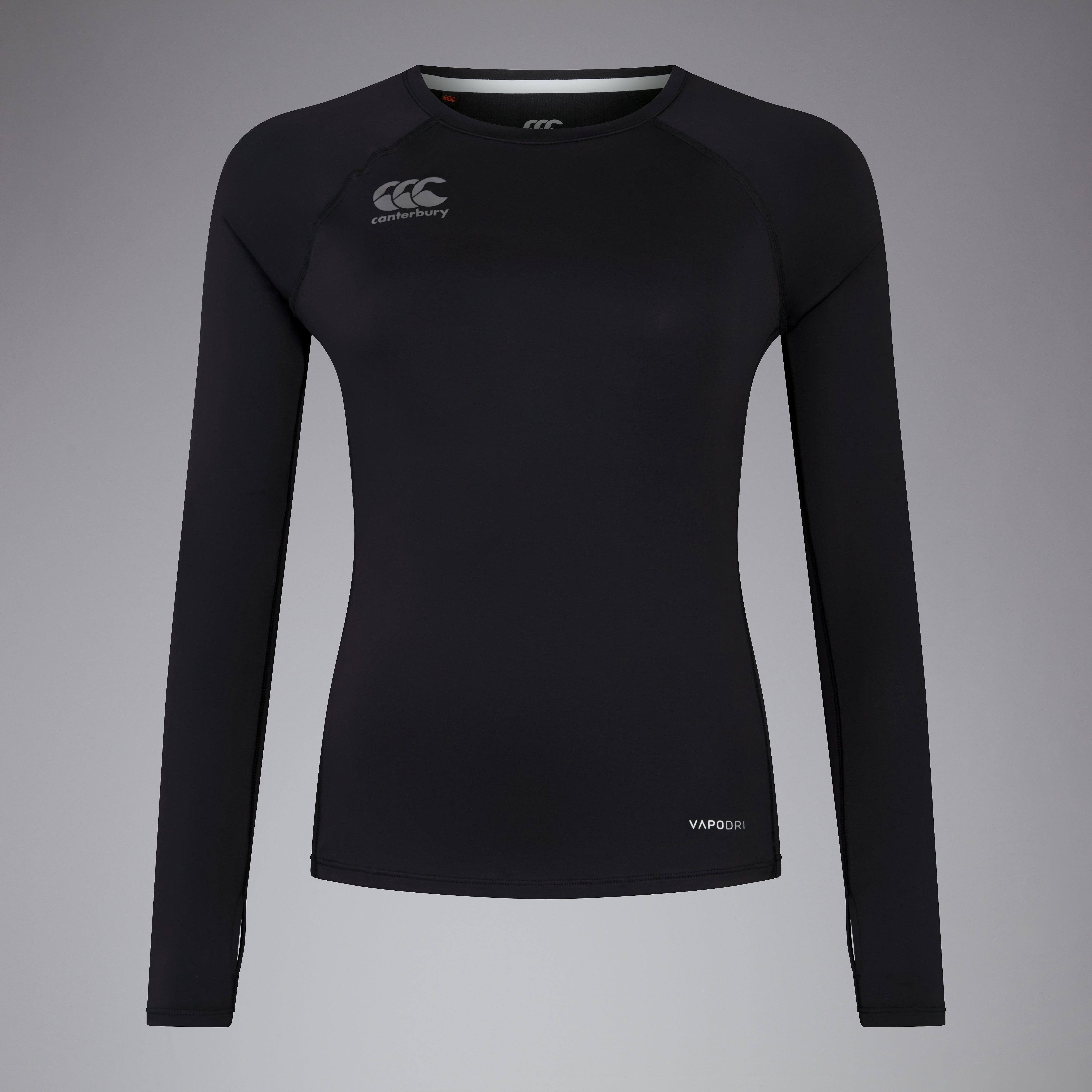 canterbury-superlight-long-sleeve-tee-donna-nero image 1