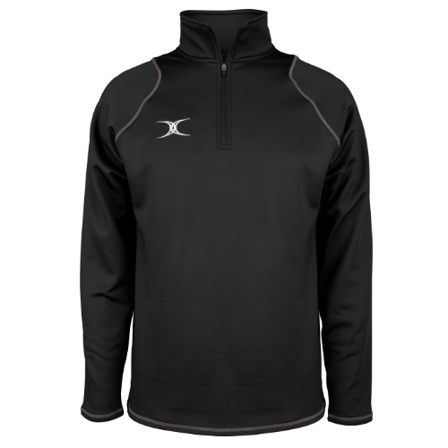 gilbert-rugby-ayrshire-bulls-rfc-bambino-quest-pile-1-4-zip-nero image 1