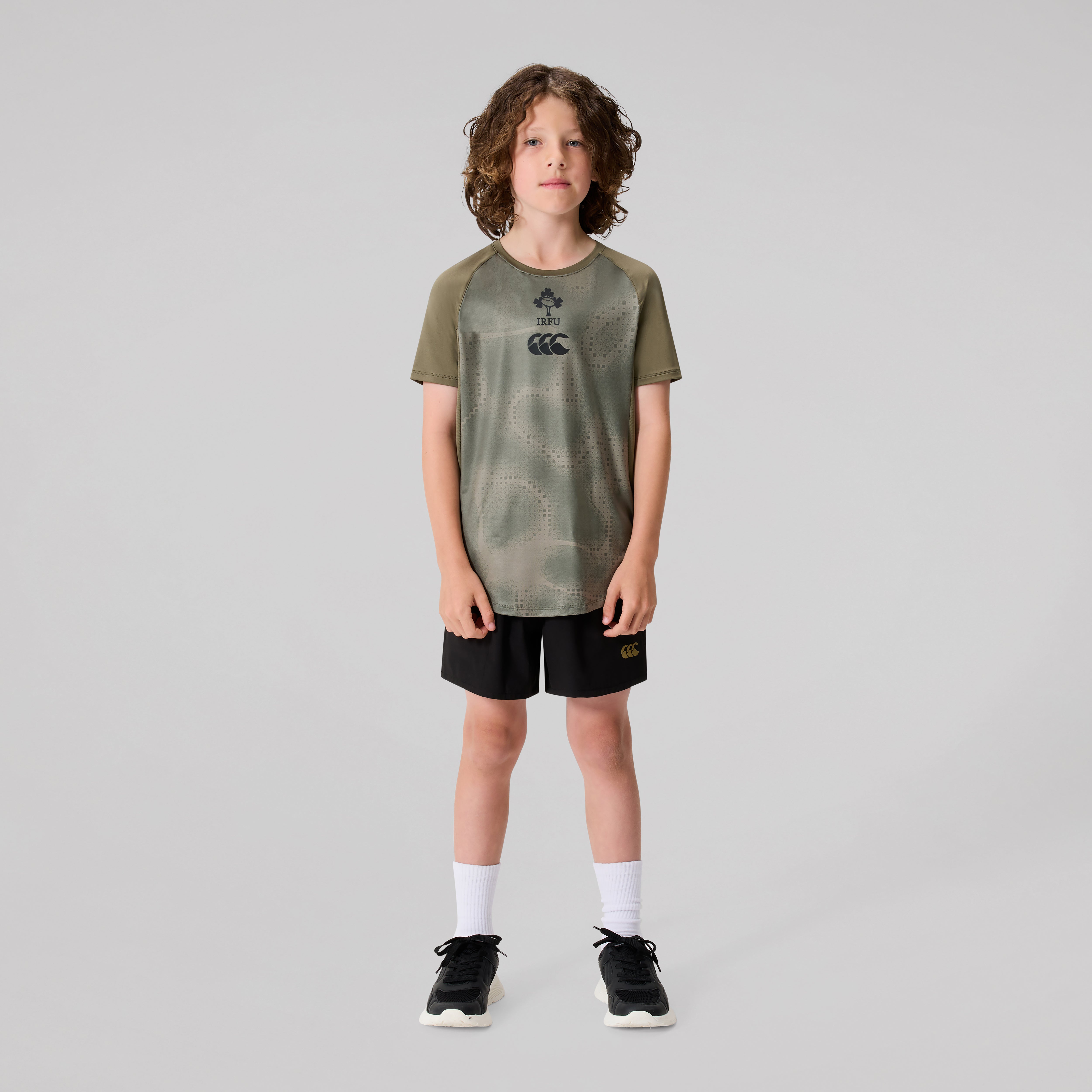 canterbury-ireland-superlight-tee-junior-unisex-kaki-maglia-training image 3