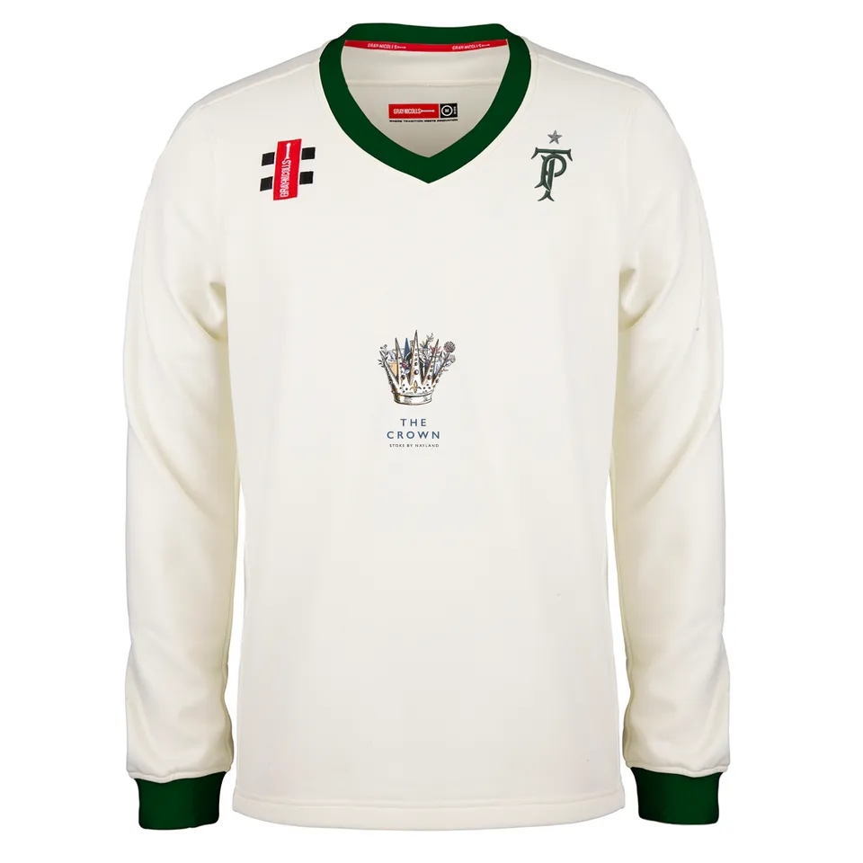 gray-nicolls-pro-performance-maglione-cricket-tendring-park-cc-senior-avorio-ver image 1