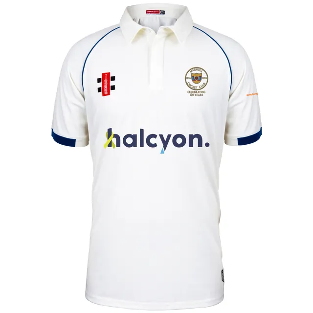 gray-nicolls-maghull-cc-senior-matrix-v2-maglia-manica-corta-100th-year-avorio-n image 1