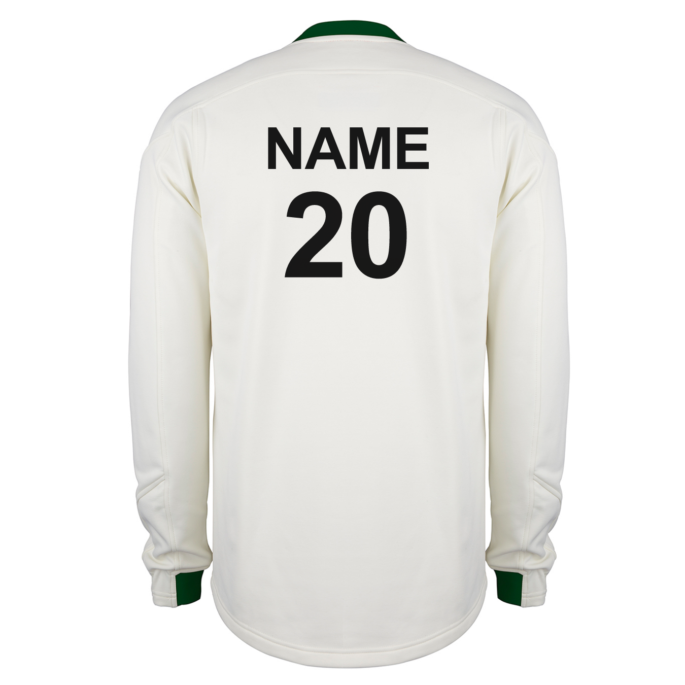 gray-nicolls-houghton-main-cc-maglione-cricket-junior-avorio-verde-pro-performan image 2