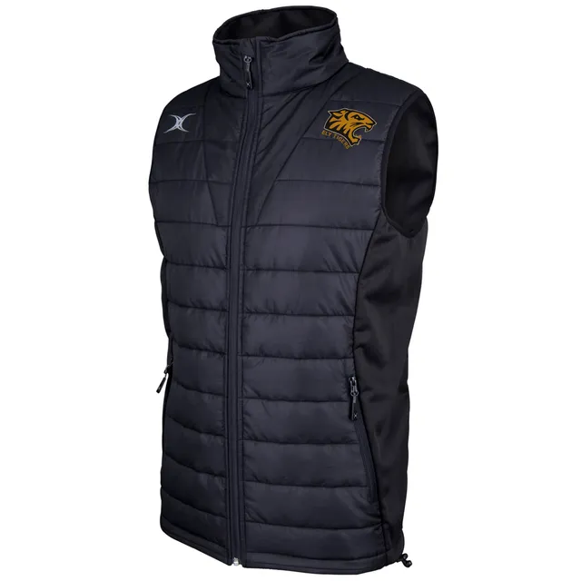 gilbert-rugby-ely-tigers-rfc-pro-body-warmer-senior-nero image 1