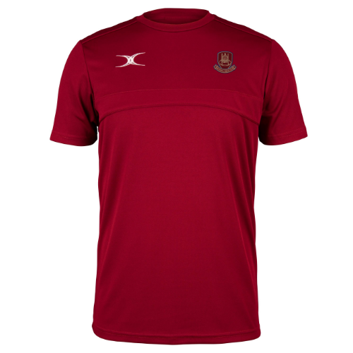 gilbert-rugby-southwell-rufc-t-shirt-junior-photon-ii-manica-corta-bordeaux image 1